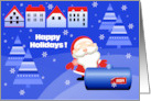 Happy Holidays UST/ AST Industry Tank Contractor Custom Year card