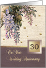 30th Wedding Anniversary . Victorian age textile pattern card