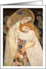 For Mom from Daughter on Mother’s Day. Mother and Daughter Painting card