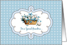 For a Special Grandmother. Vintage Design Easter Card