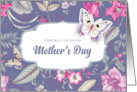 Happy Mother’s Day Butterflies and Flowers card