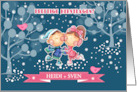 Prettige Kerstdagen Merry Christmas in Dutch Custom Names card