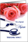 Happy Nurses Day. Nurse appreciation card