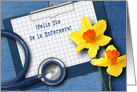 Feliz Día de la Enfermera. Nurses Day Card in Spanish card
