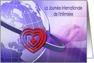 La Journée internationale de l’infirmière. French Card