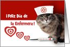 Feliz Da de la Enfermera.Fun Nurses Day Spanish Card