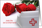 Feliz Da de la Enfermera.Nurses Day Card in Spanish card