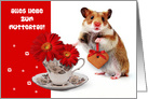 Alles Liebe zum Muttertag. Mother’s Day Card in German card