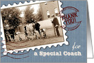 For Coach on Teacher Day. Vintage Athletics card
