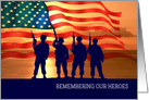 Remembering Our Heroes. Memorial Day Card
