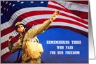Remembering Our Heroes. Memorial Day Card