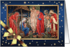 Happy Holidays Card for Customers. Adoration of the Magi card