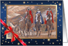 Merry Christmas for Customers Journey of the Magi Painting card