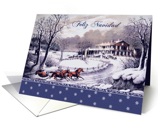 Feliz Navidad. Spanish Christmas card (1064575)