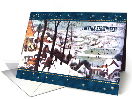 Prettige Kerstdagen. Vintage Design Dutch Christmas card (1064655)
