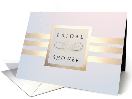 Bridal Shower Invitation. Pink Blue Luxury Design card (1066467)