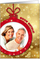 Buon Natale. Italian Christmas Photo Card