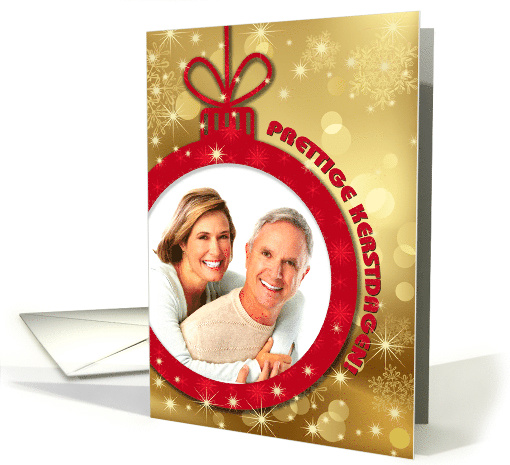 Prettige Kerstdagen. Dutch Christmas Photo card (1080552)