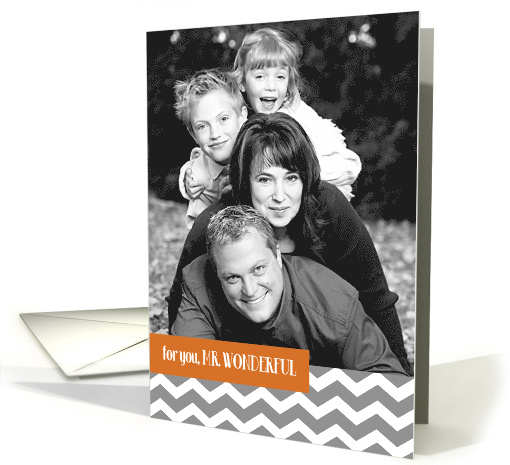 For Husband on Father's Day Custom Photo card (1276982)