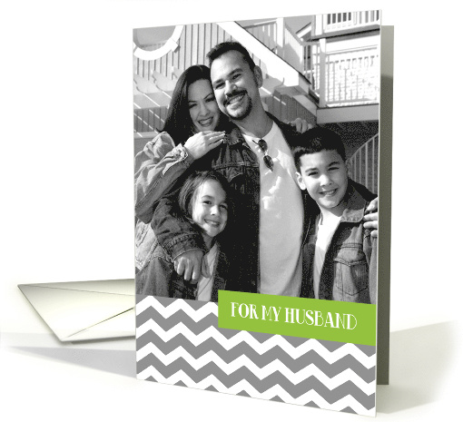 For Husband on Father's Day Custom Photo card (1277076)
