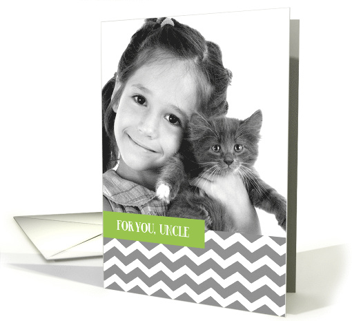 For Uncle on Father's Day Custom Photo card (1277092)
