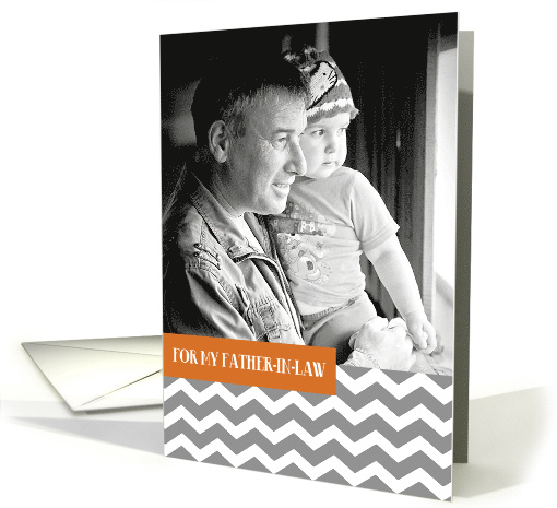For Father-in-Law on Father's Day Custom Photo card (1277810)