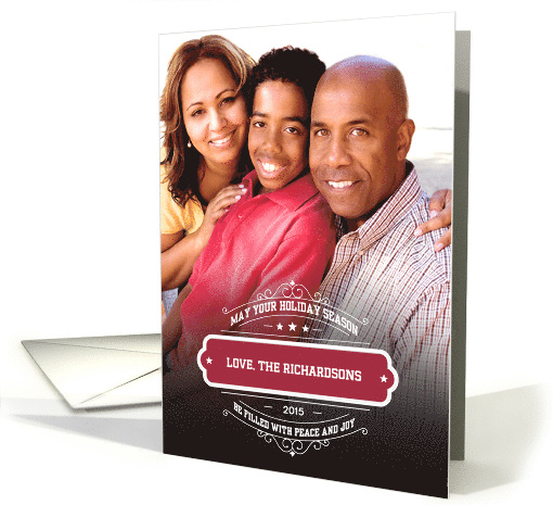 Happy Holidays From Our Home to Yours. Christmas Photo card (1333310)
