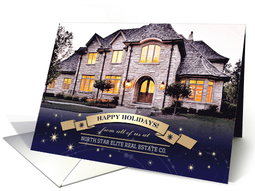 Happy Holidays . Business / Corporate Christmas Photo card (1333522)