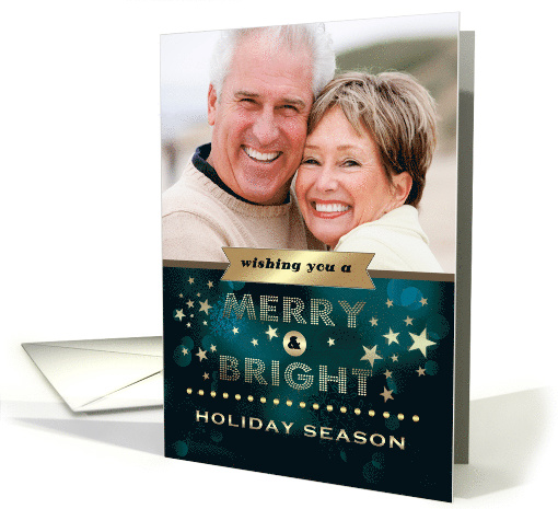 From our home to yours. Personalized Christmas Photo Card. card