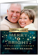 From our home to yours. Personalized Christmas Photo Card. card