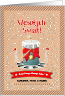 Wesolych Swiat i Szczesliwego Nowego Roku. Polish Christmas Card