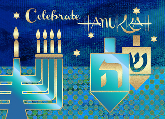 Greeting Card Universe Hanukkah Card