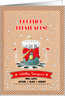 Prettige Feestdagen. Gelukkig Nieuwjaar. Dutch Christmas Cards