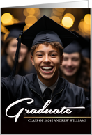 Class of 2024 Graduation Announcement Custom Photo and Year card