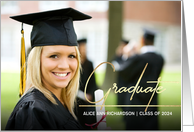 Class of 2023 Graduation Announcement with Custom Photo card