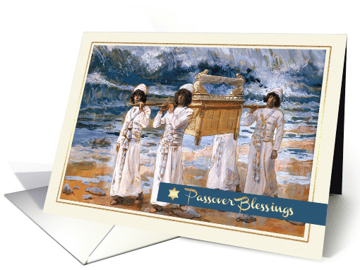 Passover Blessings. The Ark of the Covenant painting card (1361808)