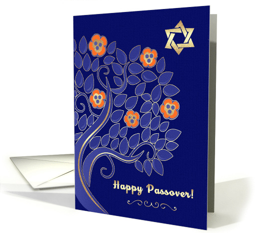 Happy Passover from Our Home to Yours. Blossom Tree card (1362148)