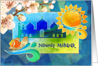 Nowruz Mubarak. Persian New Year Card