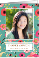 Thank You for the Graduation Gift Custom Photo card