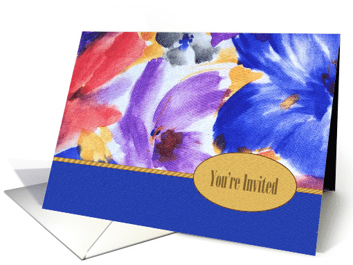 Invitation.Watercolour.Blue card (552111)