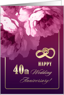 Happy 40th Wedding...