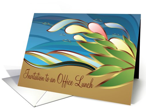Invitation to an Office Lunch card (601586)