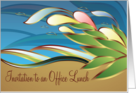 Invitation to an Office Lunch card