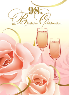 98th Birthday Party Invitation