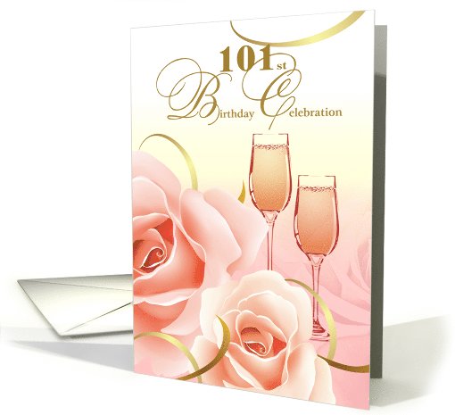 101st Birthday Party Invitation card (626824)