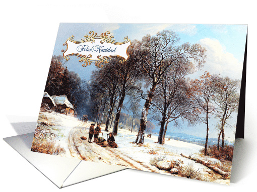 Feliz Navidad. Christmas Card in Spanish card (689849)