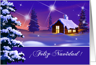 Feliz Navidad. Spanish Christmas Card