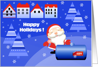 Happy Holidays UST/ AST Industry Tank Contractor Custom Year card