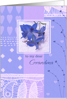 For Grandma on Mother’s Day. Spring Flowers card