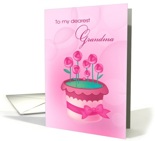 For Grandma on Mother's Day. Spring Flowers card (765323)
